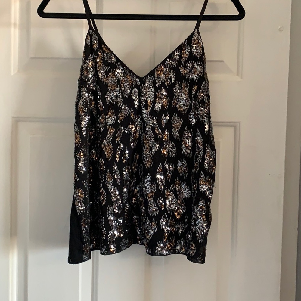 Sequin tank top